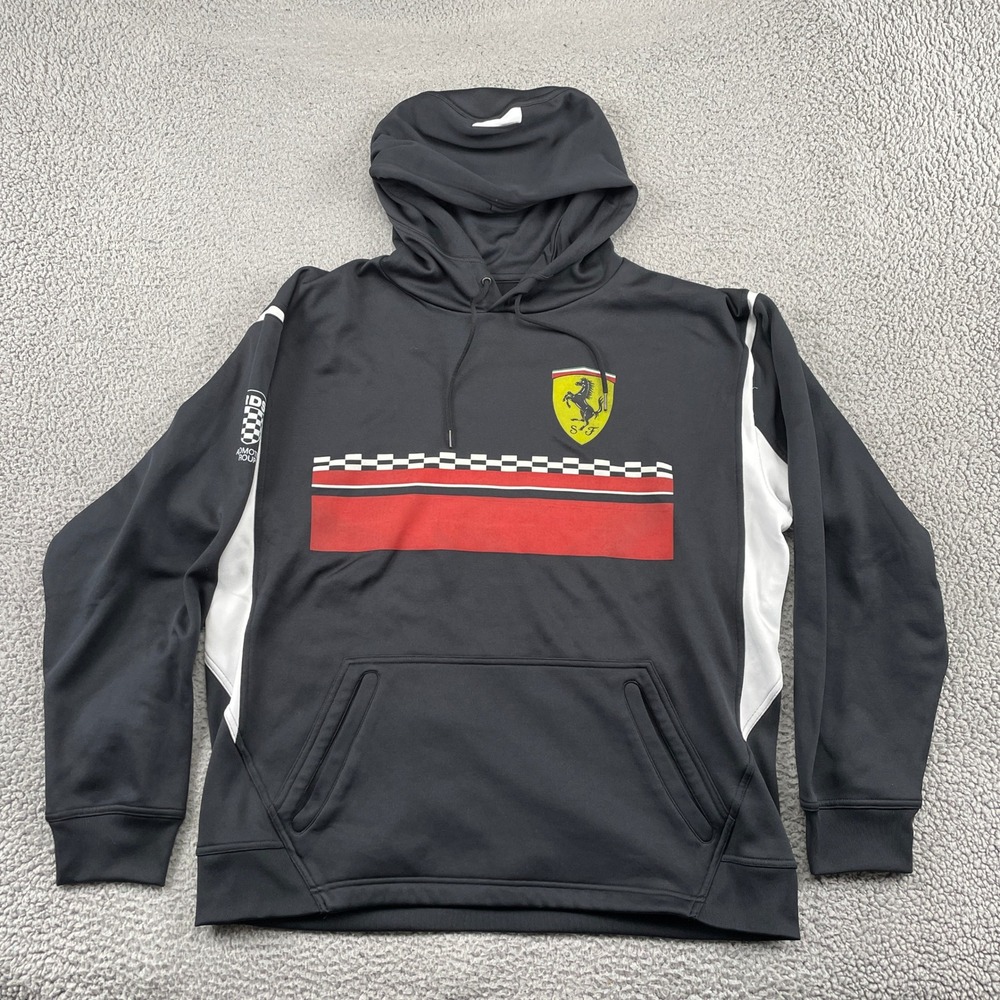 Ferrari RDS Automotive Group Racing Performance Sport-Tek Hoodie Mens XL Black